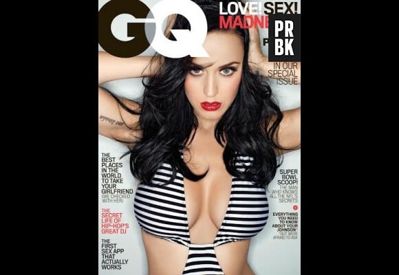 Katy Perry très décolletée en Une de GQ