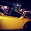 Justin Bieber dans une voiture à Miami avant son arrestation le 23 janvier 2014
