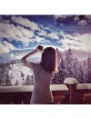 Shy'm : photo de ses vacances au ski, le 28 janvier 2014 sur Instagram