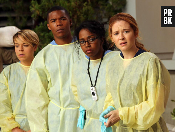 Grey's Anatomy saison 10 : Shane et April sur une photo de l'épisode 1