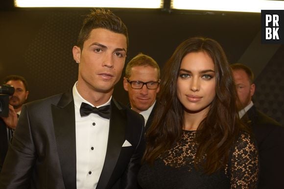 Cristiano Ronaldo et Irina Shayk à la cérémonie du Ballon d'or 2013, le 13 janvier 2014 à Zurich