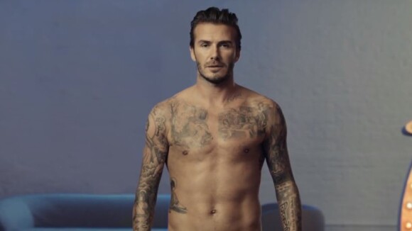 David Beckham complètement nu pour H&M et le Super Bowl 2014