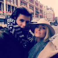 Caroline Receveur : bague, shopping et câlin à Londres avec son Valentin