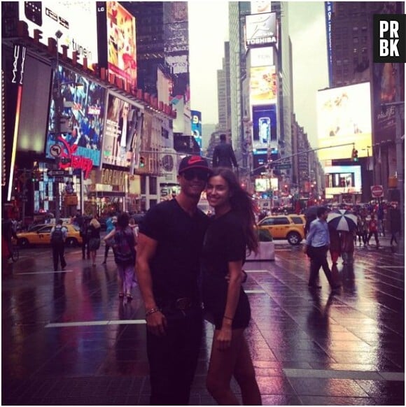 Cristiano Ronaldo et Irina Shayk : vacances en couple à New York, le 19 juin 2013