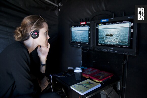 Angelina Jolie sur le tournage de Unbroken