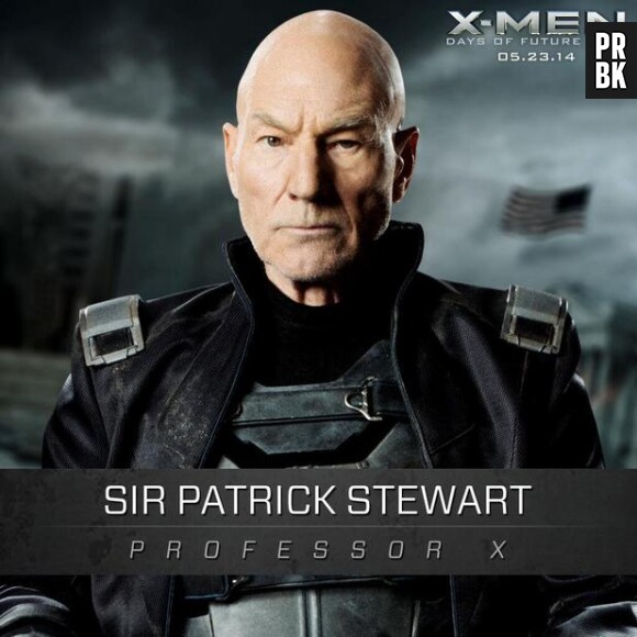 X-Men Days of Future Past : Patrick Stewart sur une affiche