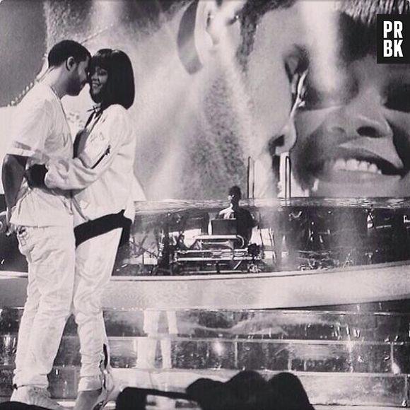 Rihanna et Drake en duo sur la scène de Paris Bercy, le 25 février 2014