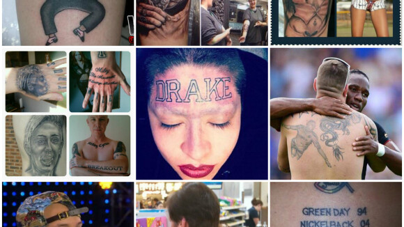 Drake, One Direction, Nabilla... : top 13 des pires tatouages de fans