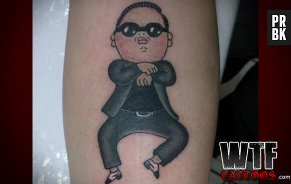 Psy : un fan du Gangnam Style a un tattoo du chanteur