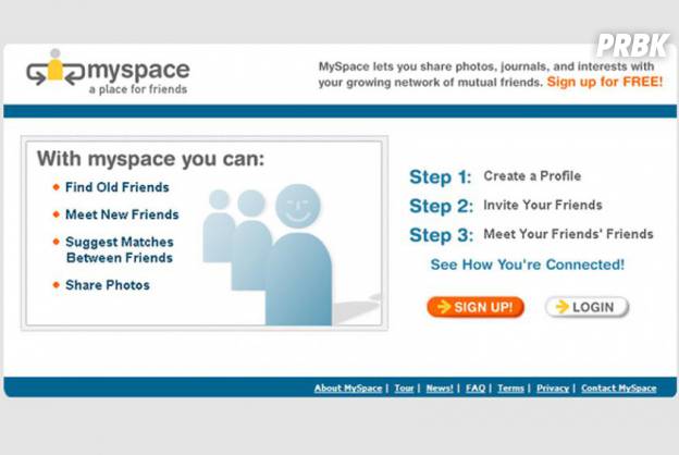 Myspace screenshot