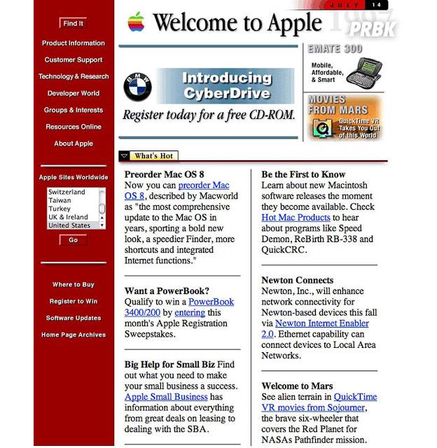 Apple screenshot