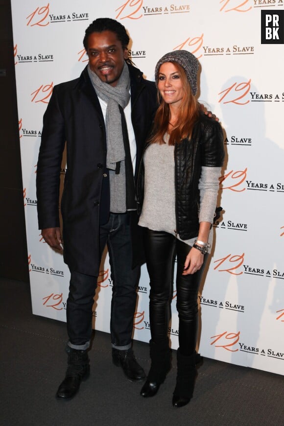 Anthony Kavanagh avec sa femme à l'avant-première du film 12 Years of Slave, le 11 décembre 2013