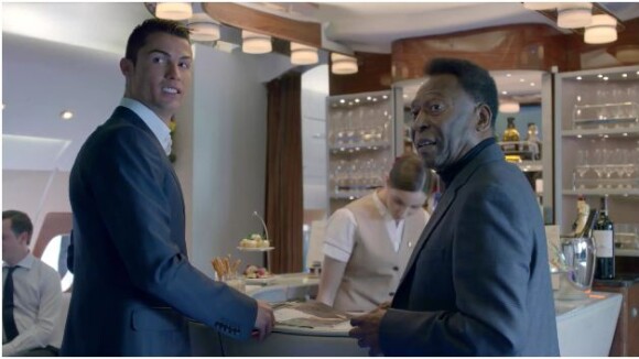 Cristiano Ronaldo : sa pub pleine d'autodérision avec le Roi Pelé