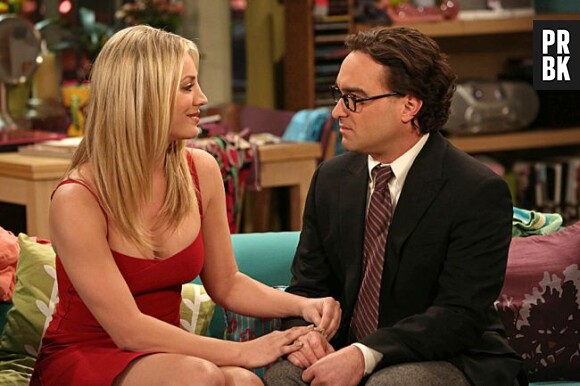 Kaley Cuoco et Johnnu Galecki dans The Big Bang Theory