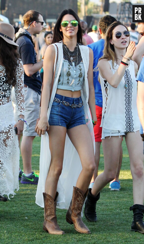 Kendall Jenner au festival de musique de Coachella 2014, le 11 avril