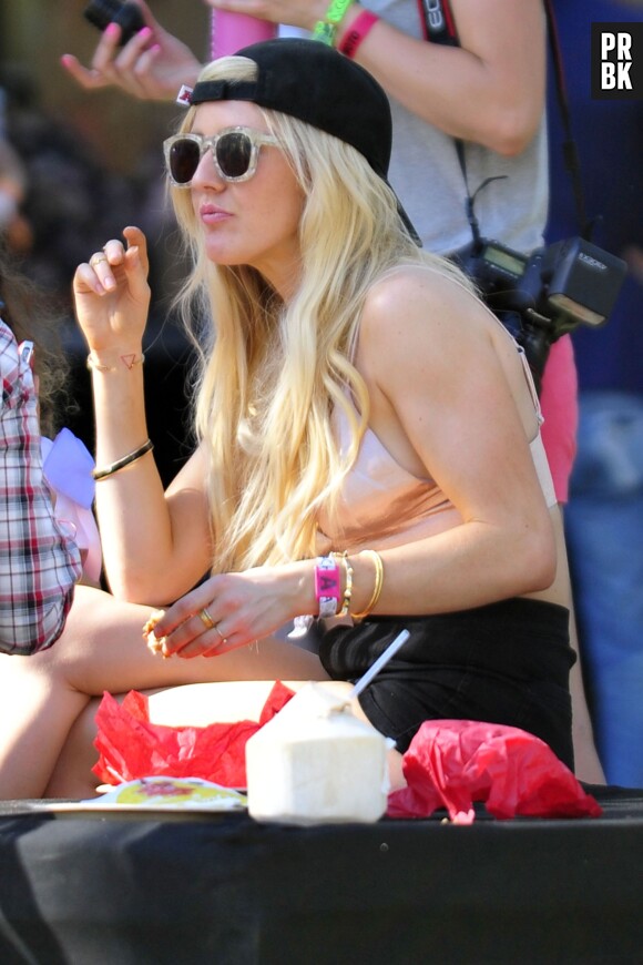 Ellie Goulding au festival de musique de Coachella 2014, le 11 avril