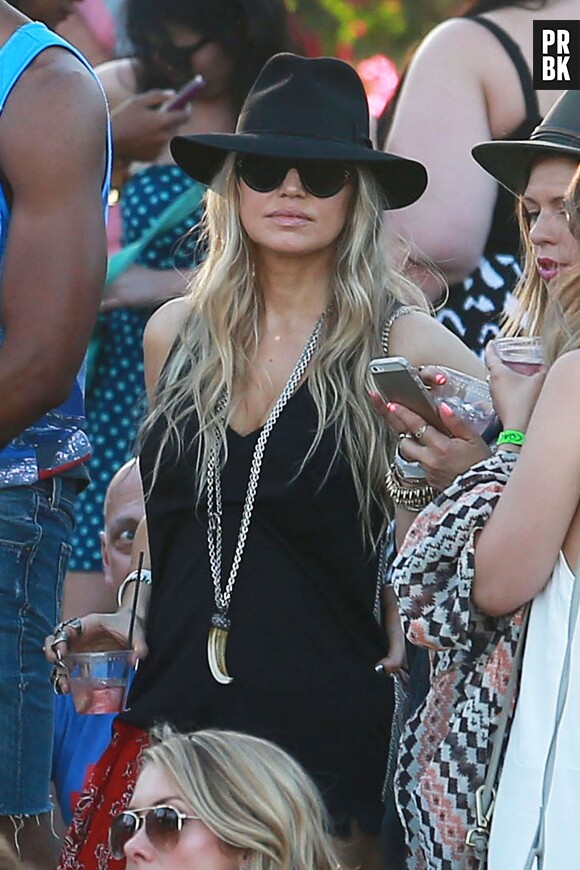 Fergie au festival de musique de Coachella 2014, le 11 avril