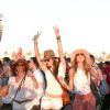 Alessandra Ambrosio au festival de musique de Coachella 2014, le 11 avril