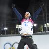 Martin Fourcade aux Jeux Olympiques 2014, à Sotchi en Russie