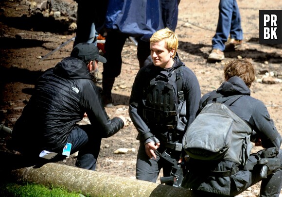 Hunger Games 3 : Josh Hutcherson en tournage à Noisy le Grand le 13 mai 2014