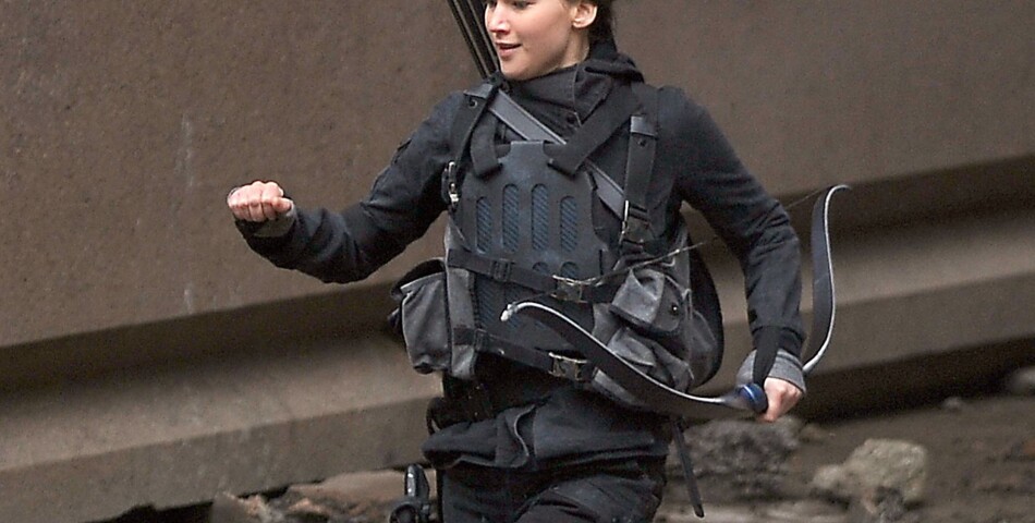 Hunger Games 3 : Jennifer Lawrence en tournage à Noisy le Grand le 13 mai 2014