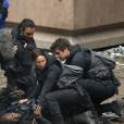 Hunger Games 3 : tournage à Noisy le Grand pour Jennifer Lawrence et Liam Hemsworth le 13 mai 2014