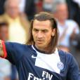  Zlatan Ibrahimovic et ses cheveux longs au Parc des Princes, le 31 ao&ucirc;t 2013 