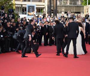 America Ferrera : panique sur le tapis rouge du Festival de Cannes, le 16 mai 2014