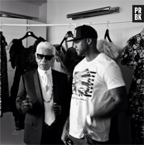 Booba et Karl Lagerfeld : rencontre au Festival de Cannes 2014 pour préparer une collaboration entre Ünkut et Chanel ?