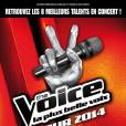 L'affiche du The Voice Tour 2014
