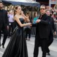  Brad Pitt et Angelina Jolie radieux &agrave; la projection de Mal&eacute;fique &agrave; Los Angeles, le 28 mai 2014 