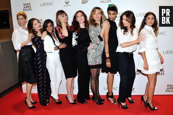 Sous les jupes des filles : l'équipe du film réunie à Paris, le 2 juin 2014