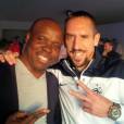 Magic System et Franck Ribéry à Clairefontaine, le 5 juin 2014