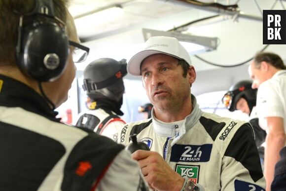 Patrick Dempsey (Greys Anatomy) aux 24 Heures du Mans, le 13 juin 2014