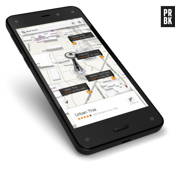 L'Amazon Fire Phone sort le 25 juillet 2014 aux Etats-Unis
