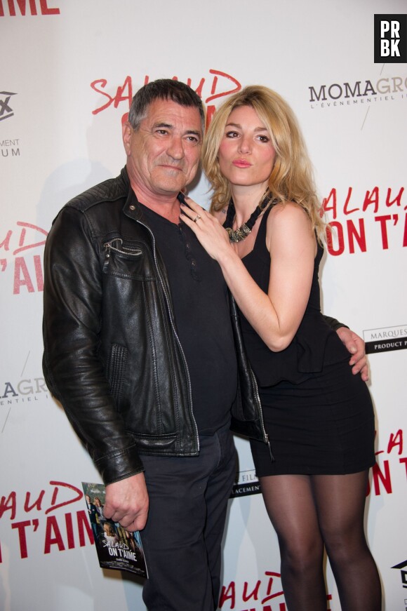 Lola Marois-Bigard et Jean-Marie Bigard à l'avant-première du film "Salaud, On t'aime", le 1er avril 2014