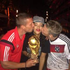 Rihanna : exhib au stade et incruste avec les Allemands après la victoire