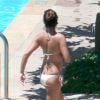 Lea Michele en bikini à Santa Barbara, le 12 juillet 2014