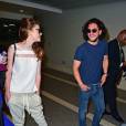 Game of Thrones : Kit Harington et Rose Leslie ensemble à LAX le 23 juillet 2014