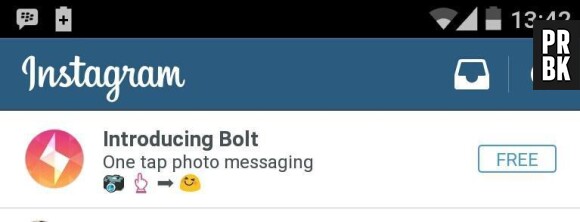 Instagram développerait Bolt, une application qui veut concurrencer Snapchat