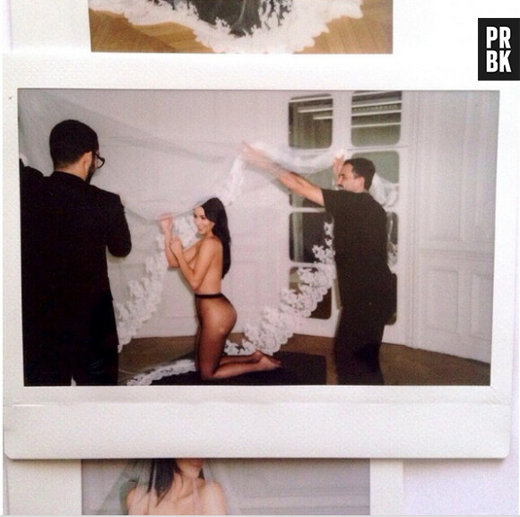 Kim Kardashian presque nue sur Instagram