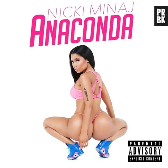 Nicki Minaj : la pochette sexy de son nouveau single "Anaconda"