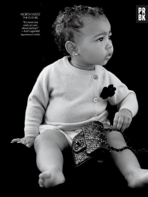 North West habillée par Chanel et en couv du magazine CR Fashion Book, Kim Kardashian est aux anges