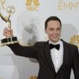  Jim Parsons (The Big Bang Theory) aux Emmy Awards, le 25 ao&ucirc;t 2014 