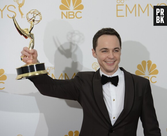Jim Parsons (The Big Bang Theory) aux Emmy Awards, le 25 août 2014