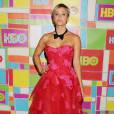  Kaley Cuoco (The Big Bang Theory) aux Emmy Awards, le 25 ao&ucirc;t 2014 