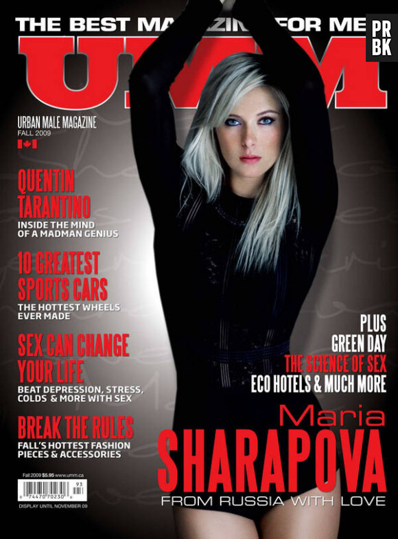 Maria Sharapova sexy en couv du magazine UMM