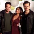 The Vampire Diaries saison 6 : Michael Trevino, Kat Graham et Michael Makarley