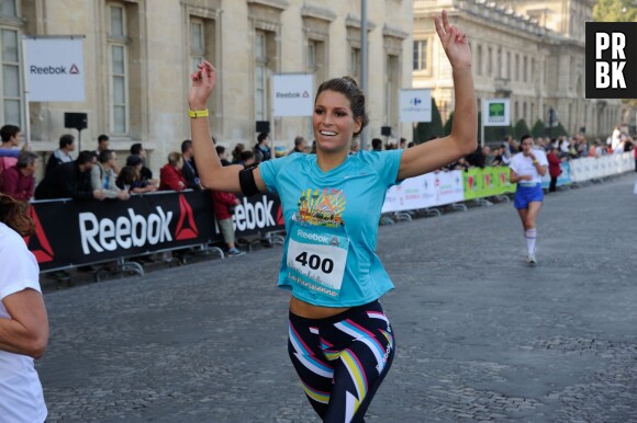 Laury Thilleman : sportive souriante à La Parisienne 2014