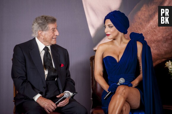 Lady Gaga et Tony Bennett à Bruxelles le 22 septembre 2014